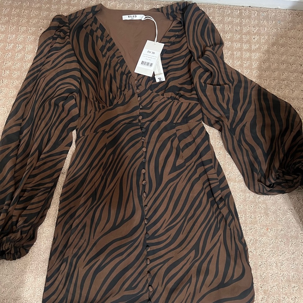 Chiffon mini dress
